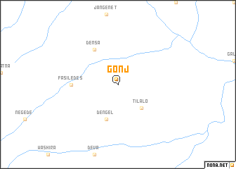 map of Gonj