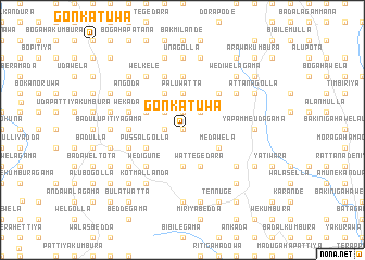 map of Gonkatuwa