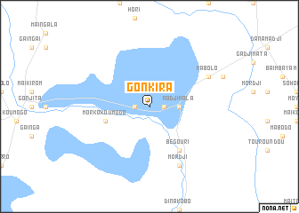 map of Gonkira