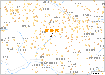 map of Gonkra