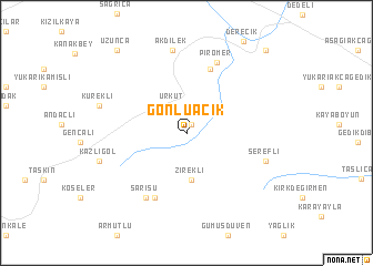 map of Gönlüaçık