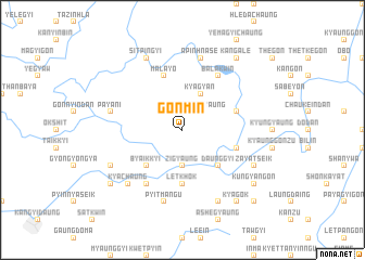 map of Gonmin