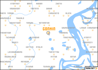 map of Gonmin