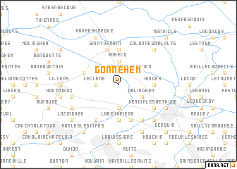 map of Gonnehem