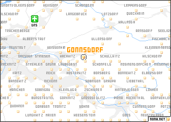 map of Gönnsdorf