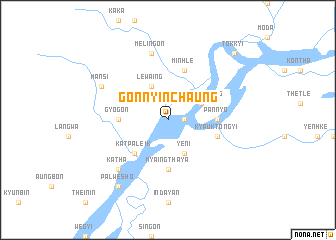 map of Gonnyinchaung