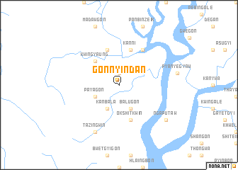 map of Gônnyindan