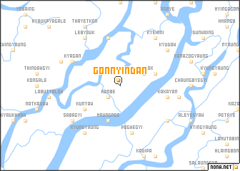 map of Gonnyindan