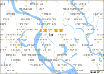 map of Gonnyindan