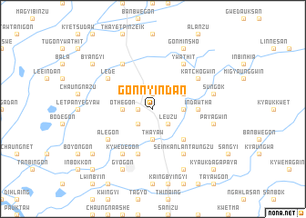 map of Gonnyindan