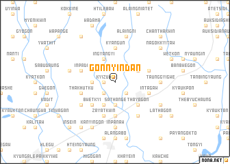 map of Gonnyindan