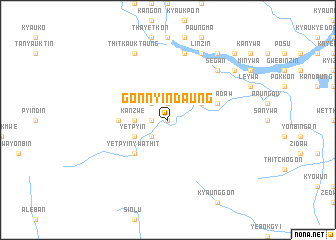 map of Gonnyindaung