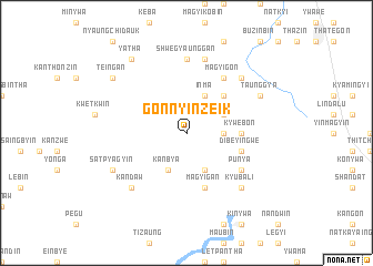 map of Gonnyinzeik