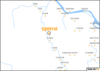 map of Gonnyin