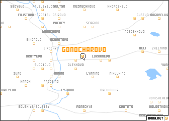 map of Gonocharovo