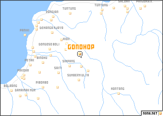 map of Gonohop