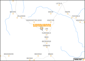 map of Gono Karré