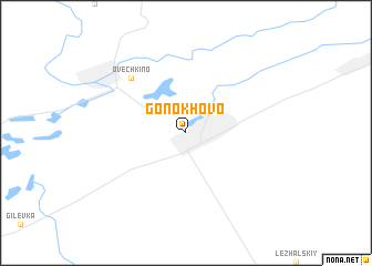 map of Gonokhovo