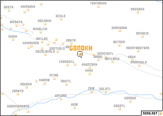 map of Gonokh