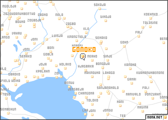 map of Gonoko
