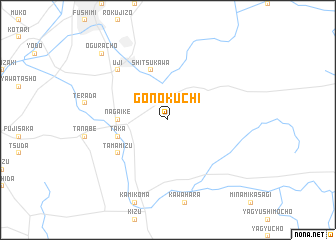 map of Gōnokuchi