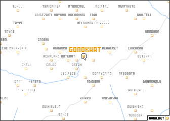 map of Gonokʼwat