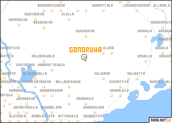 map of Gonoruwa