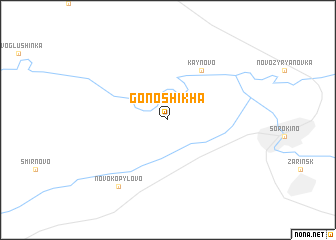 map of Gonoshikha