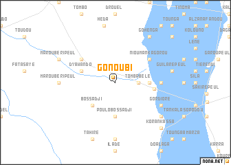 map of Gonoubi