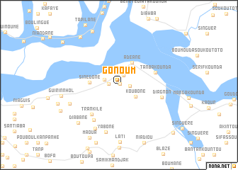 map of Gonoum