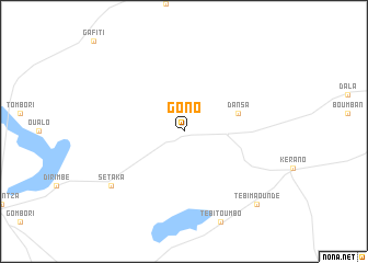 map of Gono