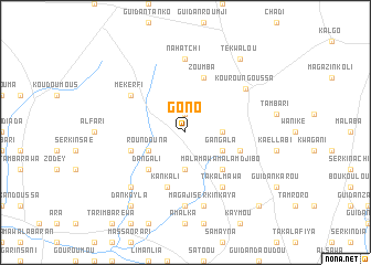 map of Gono