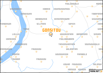 map of Gonsitou