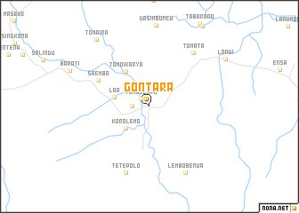 map of Gontara