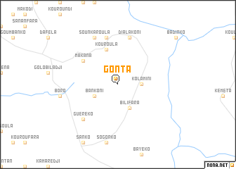 map of Gonta