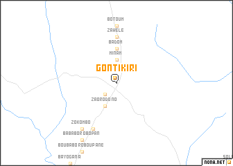 map of Gontikiri