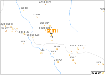 map of Gonti