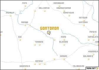 map of Gontoron