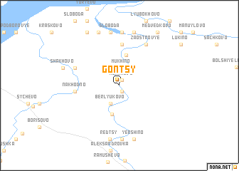 map of Gontsy