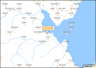 map of Gonua