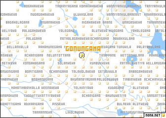 map of Gonungama