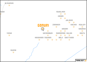 map of Gonuri