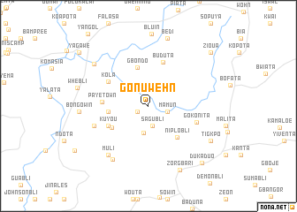 map of Gonuwehn