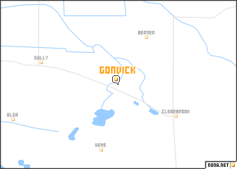 map of Gonvick