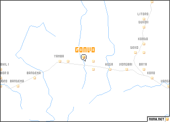 map of Gonvo