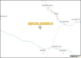 map of Gonzales Ranch