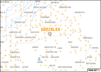 map of Gonzales