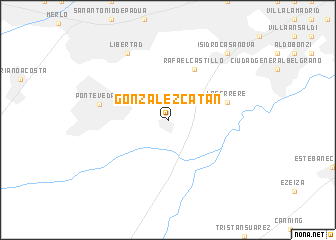 map of González Catán