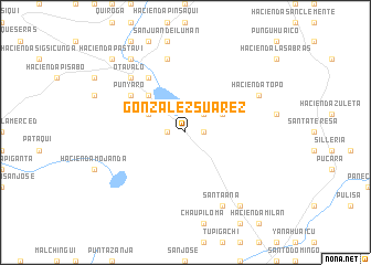 map of González Suárez