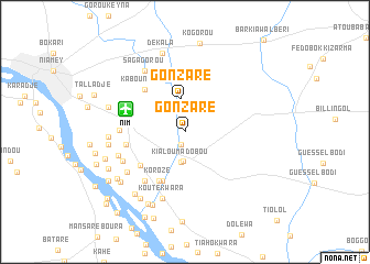map of Gonzaré
